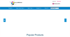 Desktop Screenshot of colorworxprint.com